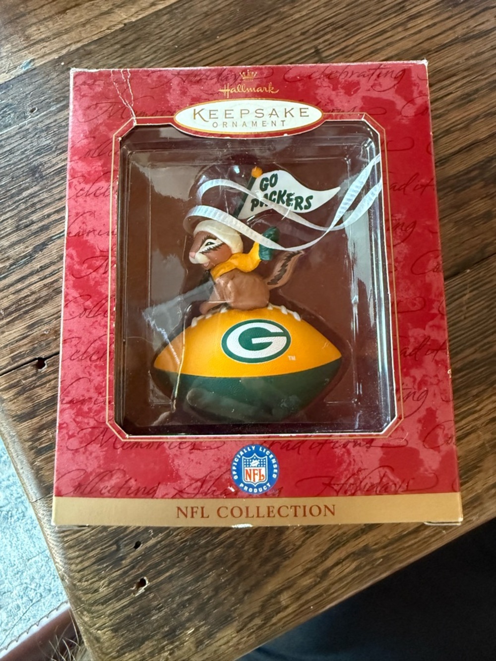 Hallmark Keepsake Green Bay Packers Ornament - Green & Gold